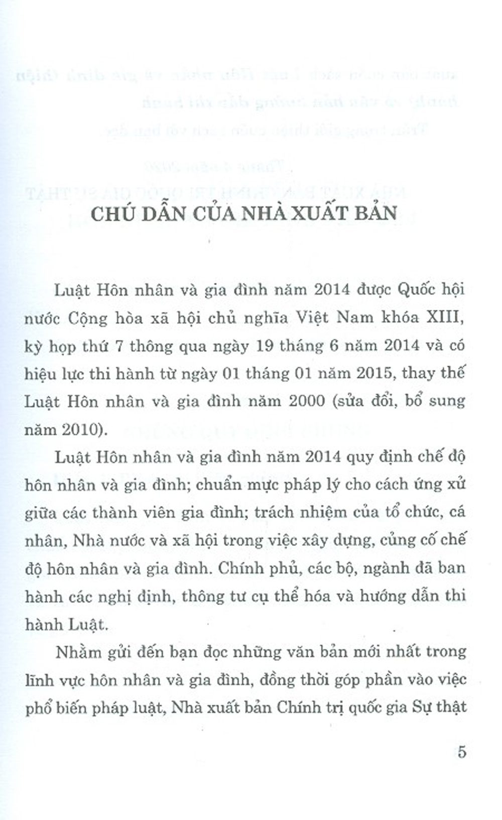 Luật Hôn Nhân Và Gia Đình (Hiện Hành) Và Văn Bản Hướng Dẫn Thi Hành