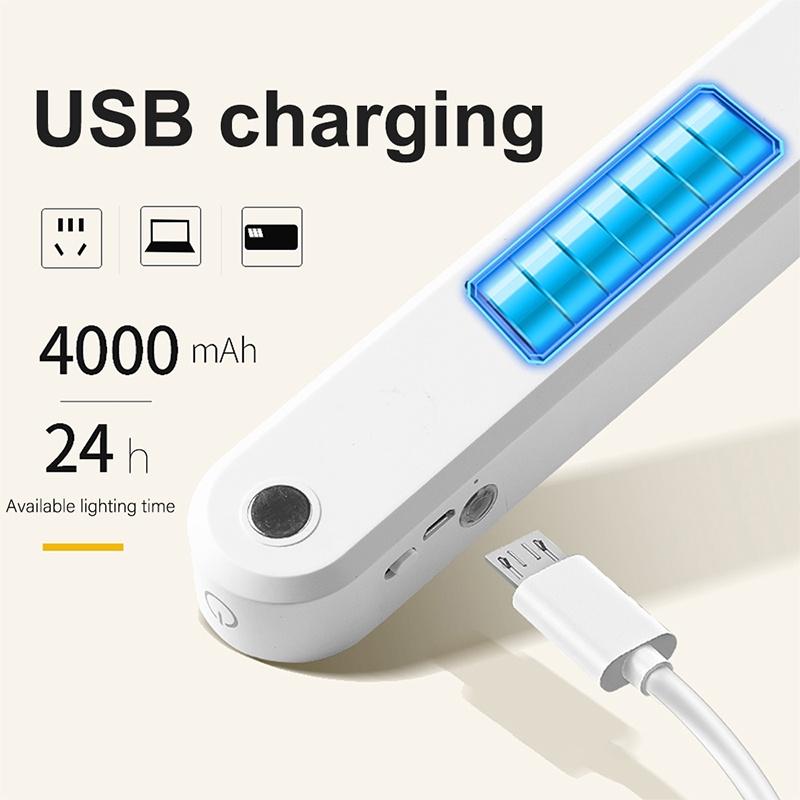 (Sạc USB) Đèn Đọc Sách, Bàn Học, Làm Việc, Chiếu Sáng Đầu Giường