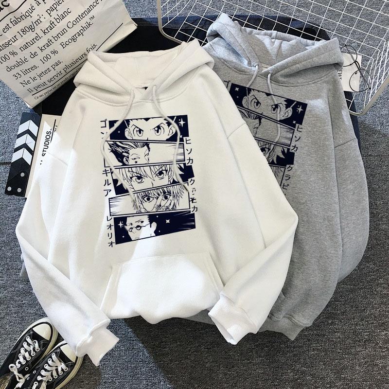 XẢ KHO Áo hoodie - Kawaii Hunter X Hunter Hoodie Nam Nữ Áo Killua Zoldyck Anime