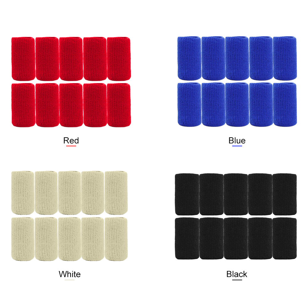 10 miếng bảo vệ ngón tay khi chơi thể thao, đàn hồi, thoáng khí