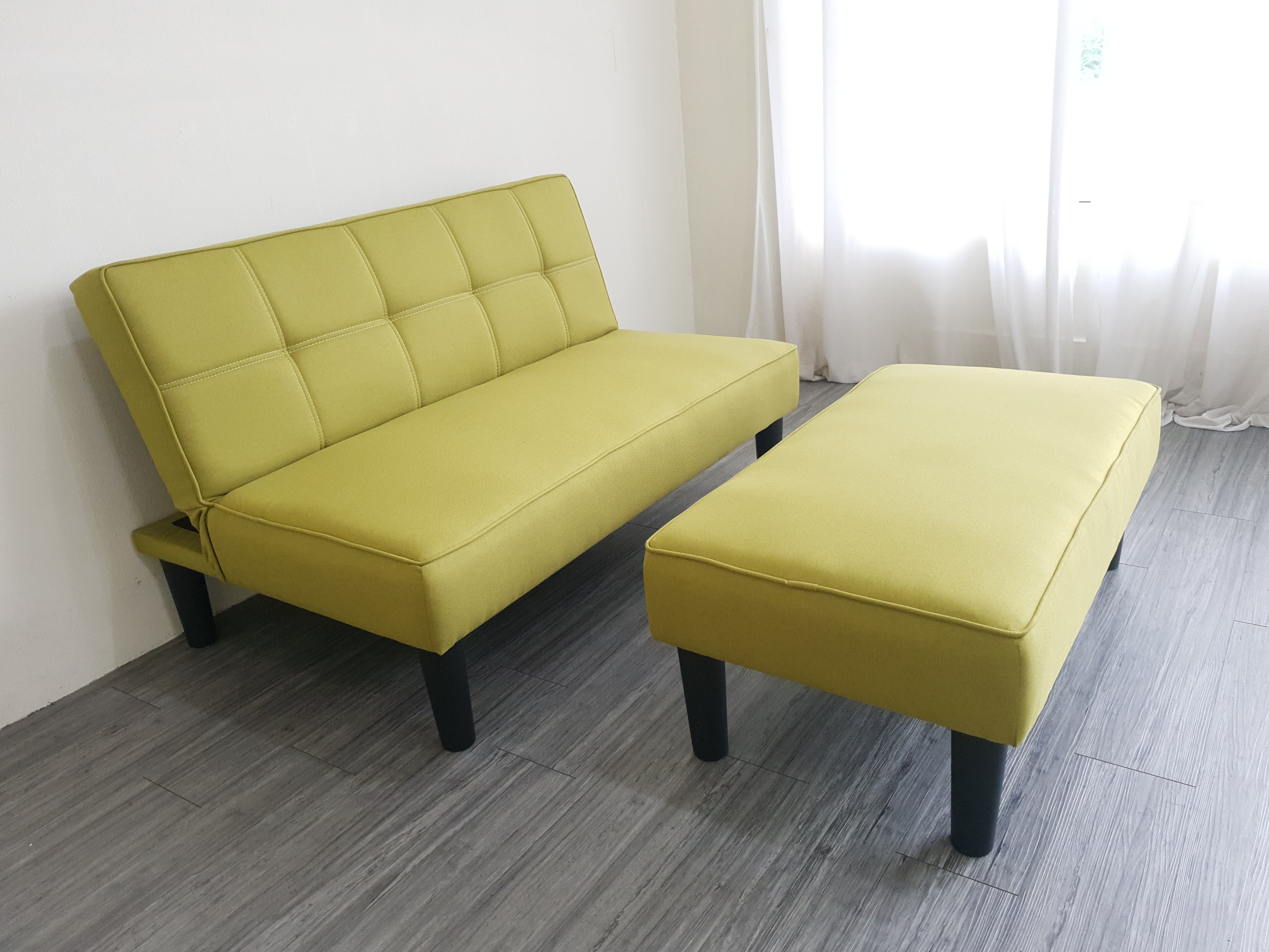 Sofa bed 3 trong 1 đa năng Juno sofa màu xanh lá