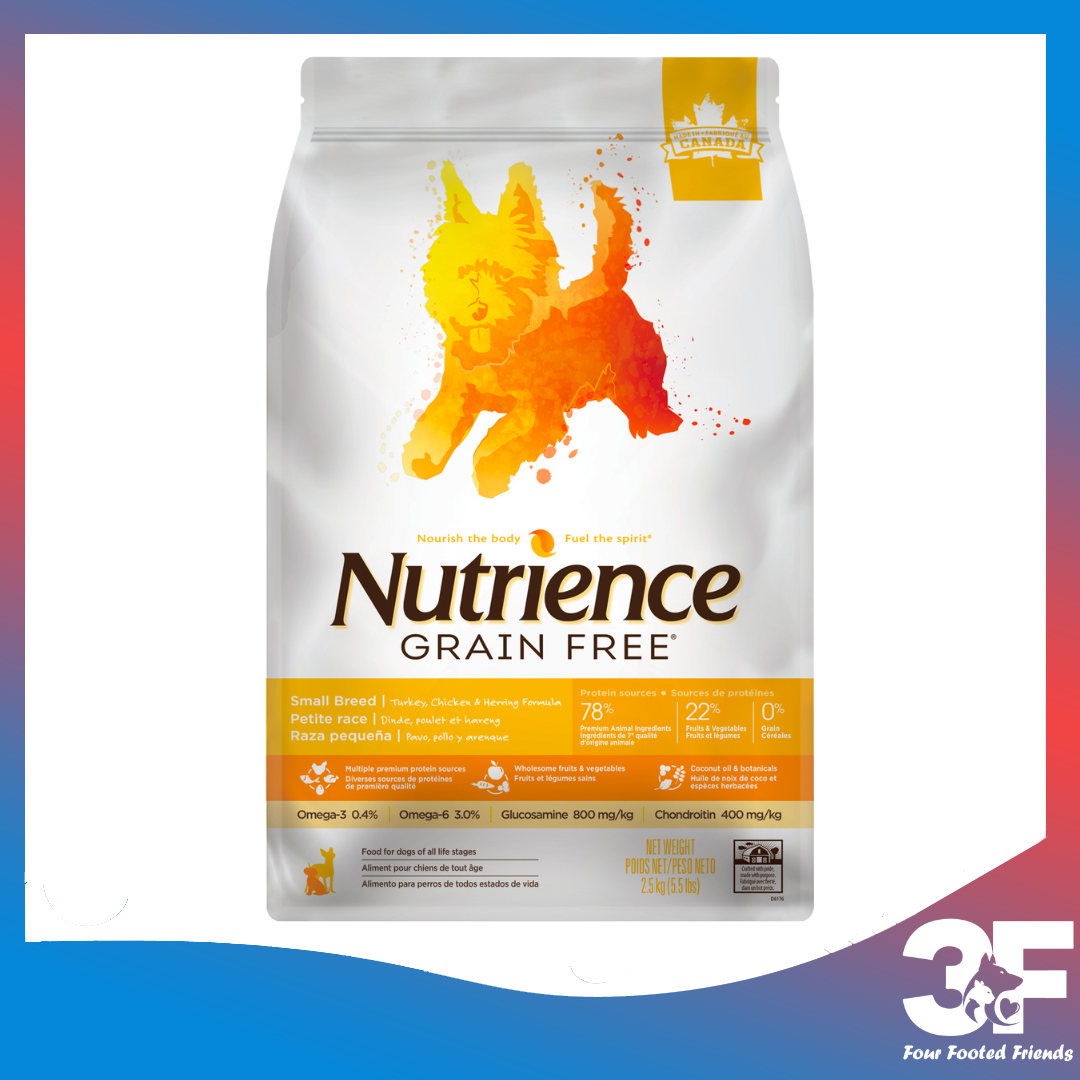 Thức Ăn Hạt Cho Chó Nutrience Grain Free Vị Gà Tây, Gà Canada Và Cá Trích