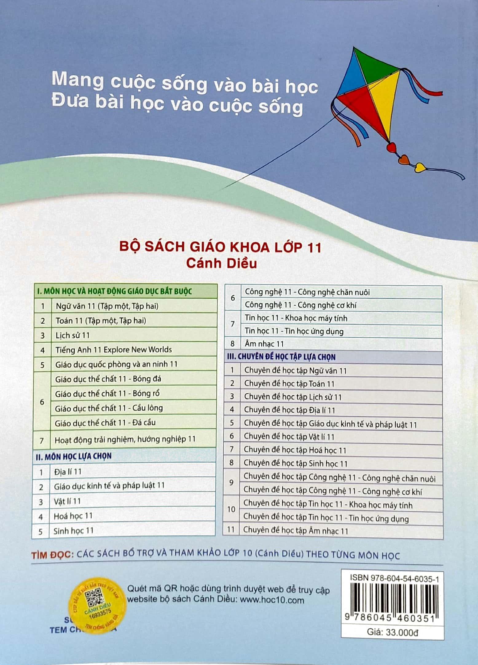 Bài Tập Tin Học 11 - Khoa Học Máy Tính (Cánh Diều) (2023)