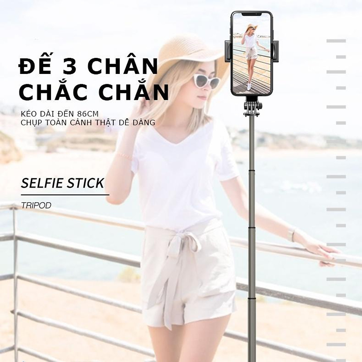 Gậy chụp ảnh Gimbal chống rung quay Video chuyển động cho Livestreamer vloger - Gimbal L08