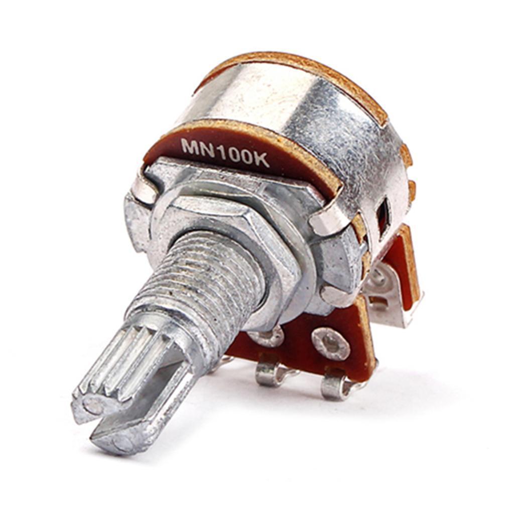 5Pcs MN100K Audio Taper Push/Pull Pot Potentiometer for Guitar/Bass Mandolin