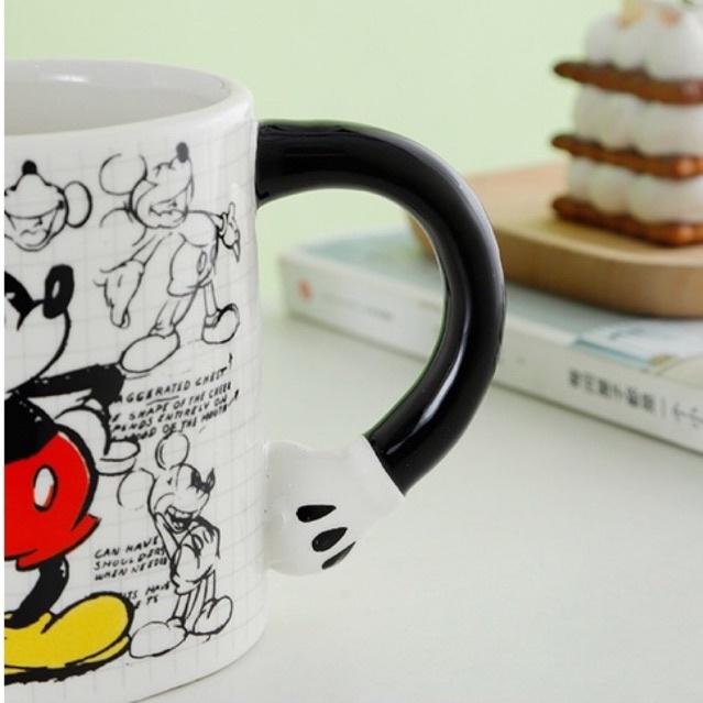 Ly cốc uống nước dễ thương vịt mickey