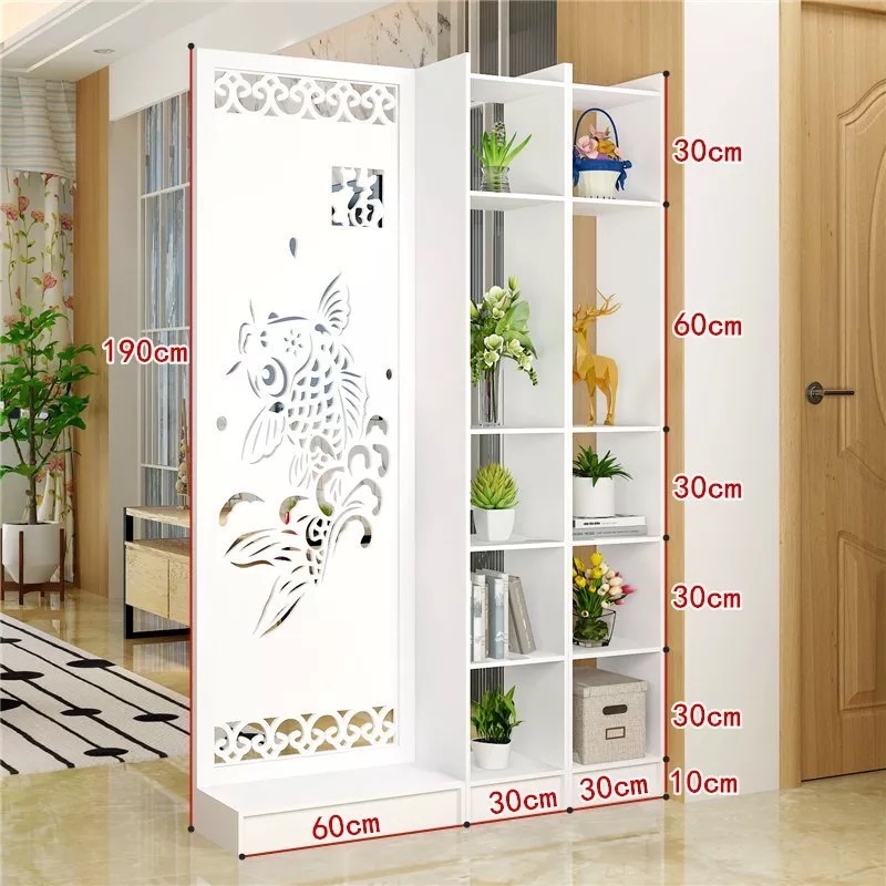 VÁCH NGĂN CÁ CHÉP PHONG THUỶ LIỀN 1 KỆ