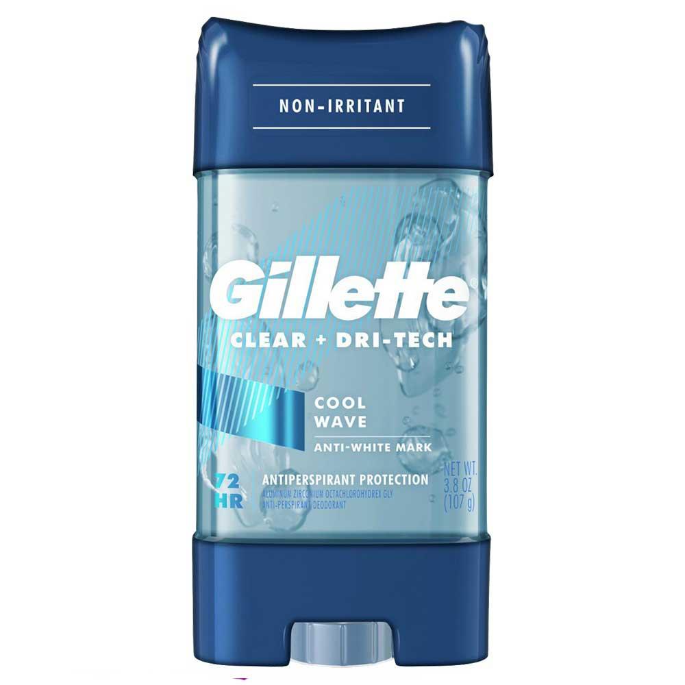 Lăn Khử Mùi Gillette Dạng Gel Cool Wave Clear Gel 107g - Hàng USA