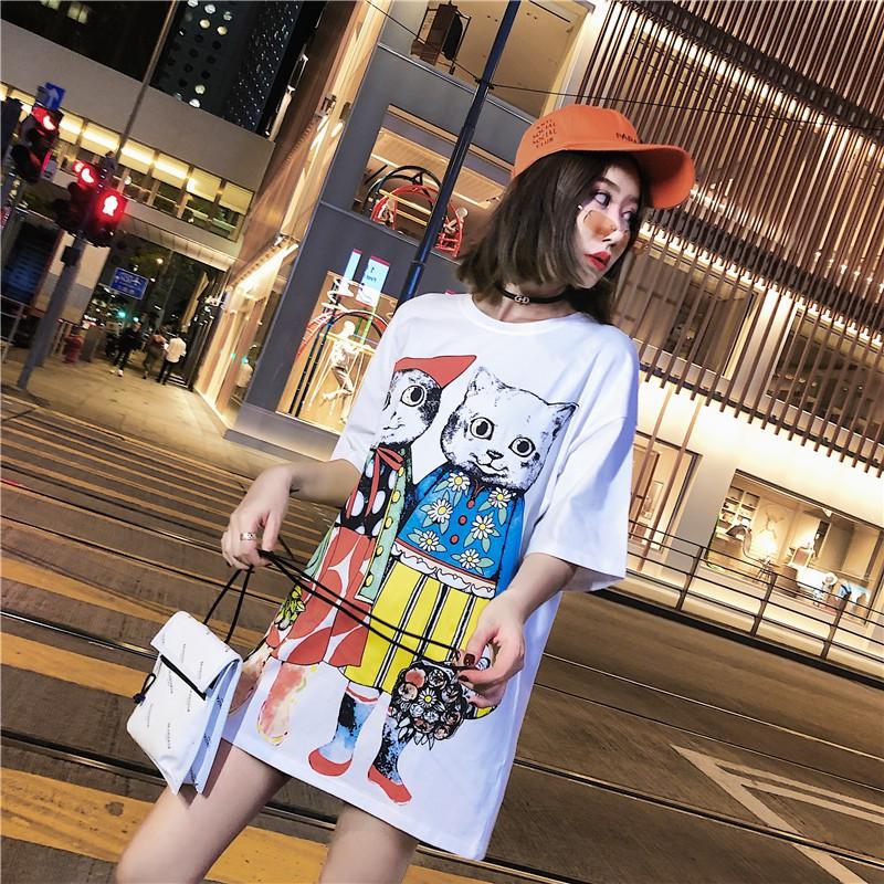 ÁO CON MÈO THUN TAY LỠ, PHÔNG RỘNG UNISEX FORM RỘNG ULZZZANG - KÈM ẢNH THẬT