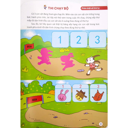 Bóc Dán Hình Thông Minh Phát Triển Khả Năng Tư Duy Toán Học IQ EQ CQ (3-4 Tuổi) - 178 Sticker (Quyển 1)