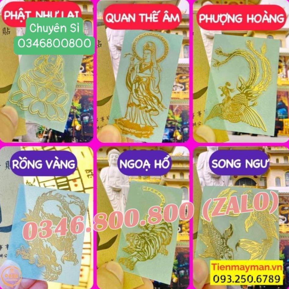 Linh Phù Miếng dán điện thoại QUAN THẾ ÂM - SONG NGƯ - HỔ - RỒNG - PHƯỢNG - PHẬT THÍCH CA nhiều mẫu khác