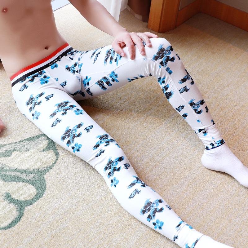 Mùa Đông Ấm Nam Dài Johns In Bông Quần Lót Nam Quần Lót Sinh Nhiệt Ấm Quần Legging Nam Quần Sinh Nhiệt Qk30