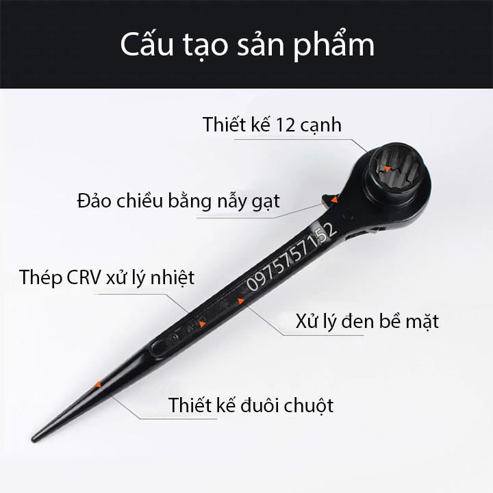 Cờ lê đuôi chuột 19-22mm xịn