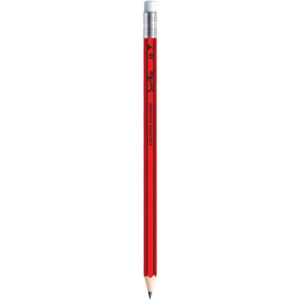 Bút Chì Gỗ 2B Có Gôm Soft Series - Smart Kids SK-PC2B011