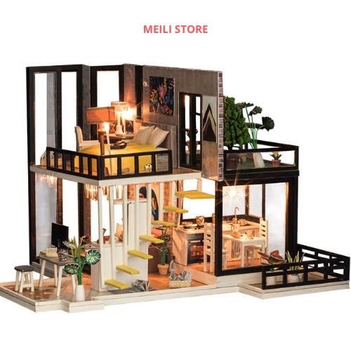 Nhà mô hình tự lắp ráp DIY - Khu rừng tháng 9 - K033