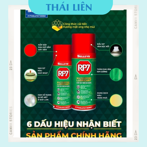 RP7  Chai Xịt Chống Rỉ Sét 150g 175g 300g 350g