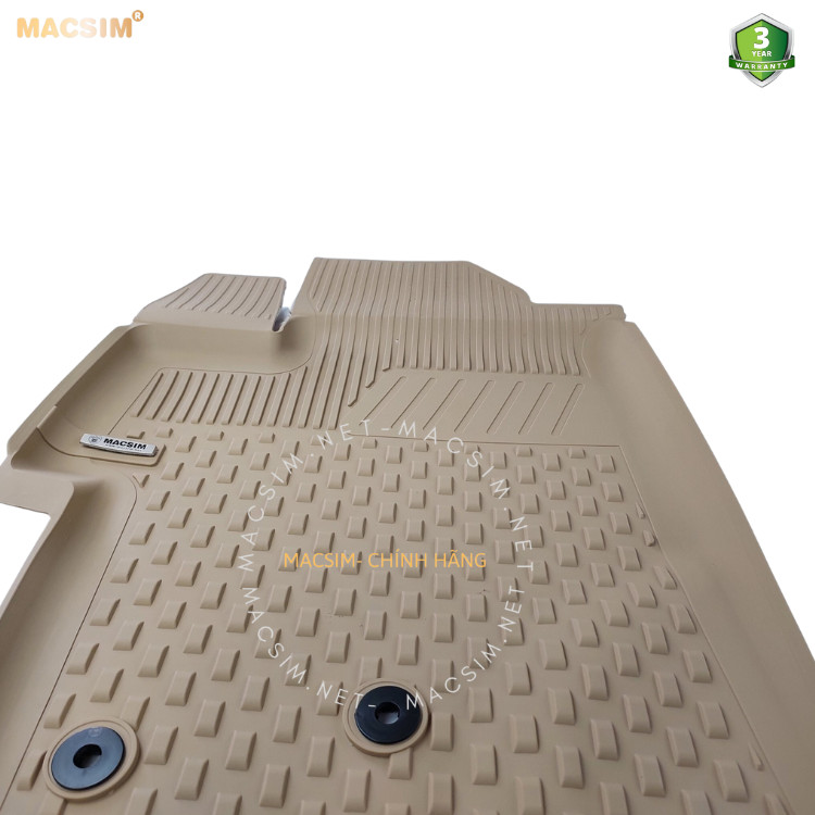 Thảm lót sàn ô tô nhựa Silicon Honda CIVIC 2012-2015 Beige Nhãn hiệu Macsim