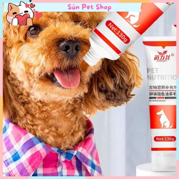 Gel dinh dưỡng Dorrikey cho chó dưỡng lông mềm mượt, tăng cường miễn dịch