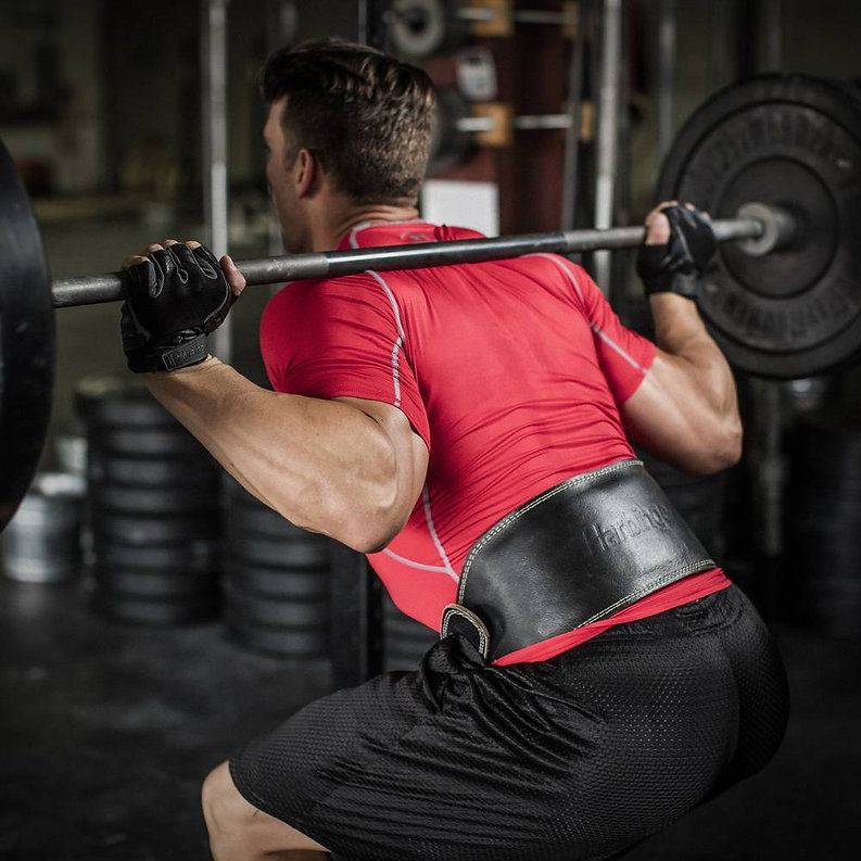 Đai Lưng Tập Gym Harbinger Padded Leather Belt – Màu Da Đen