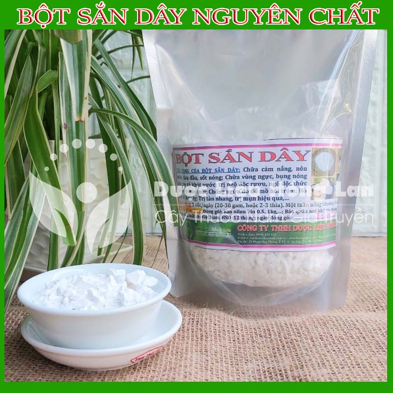 500g Bột Sắn Dây nguyên chất 100% - Hàng Chuẩn Công Ty