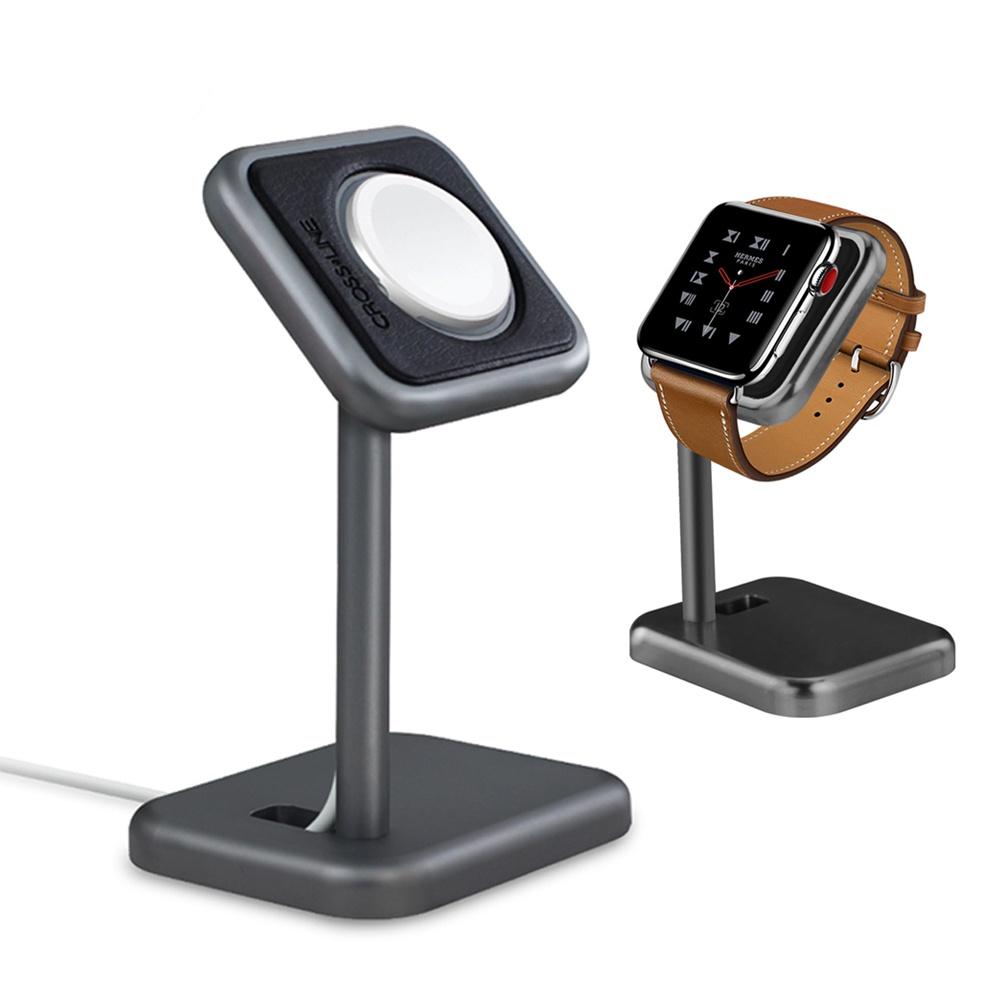 Đế sạc Apple Watch dạng treo sạc kiêm giá đỡ hợp kim nhôm cho đồng hồ thông minh để bàn làm việc sang trọng