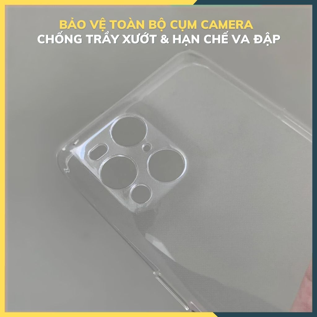 Ốp lưng trong suốt silicon GOR dành cho Oppo Find x3/ x3 pro pro bảo vệ camera dẻo siêu mỏng - Hàng nhập khẩu