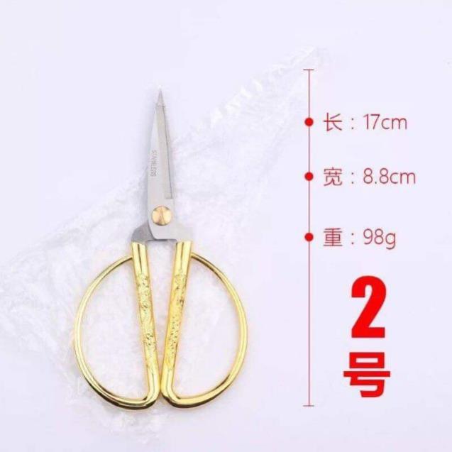 Kéo rồng phượng cán vàng siêu sắc K45