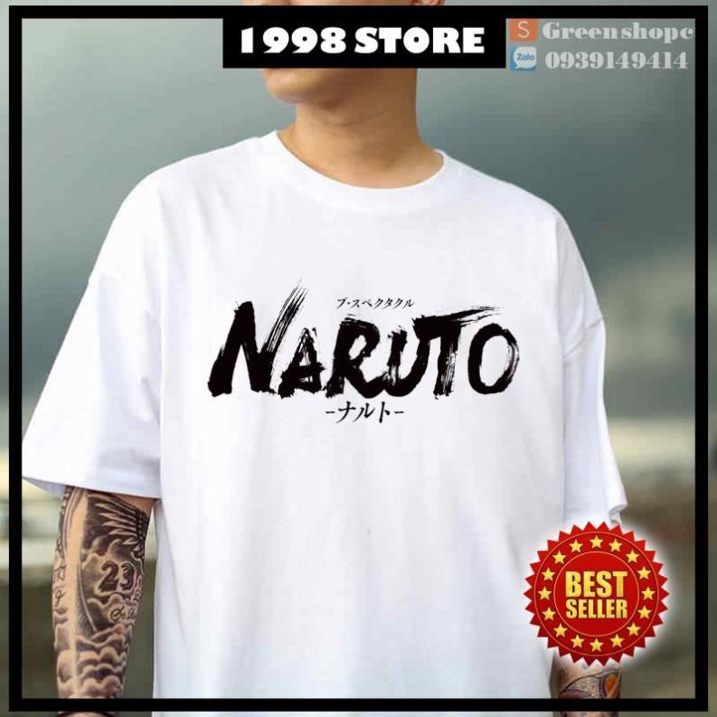 Áo Thun Naruto in 2 mặt Tay Lỡ Unisex