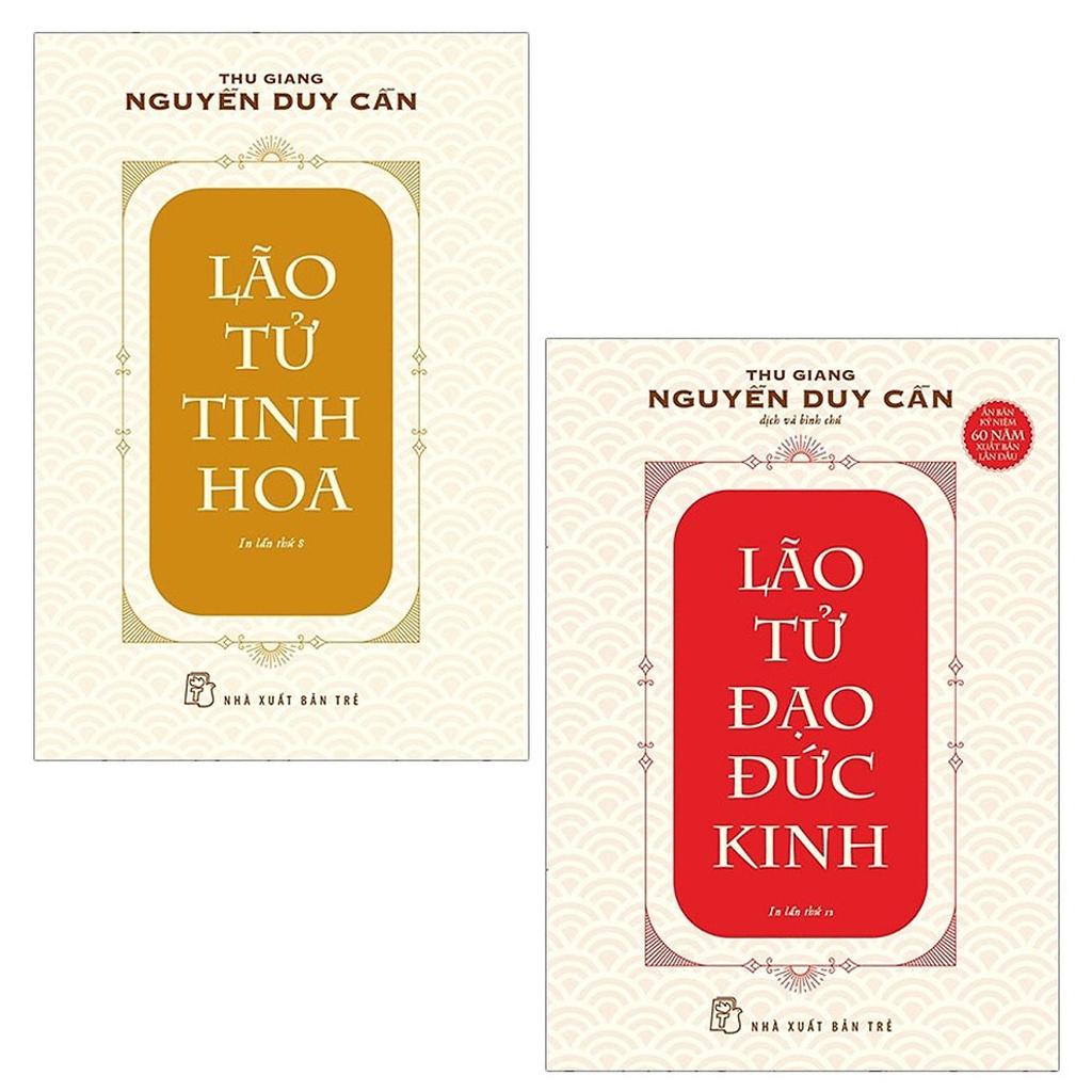 Combo 2 Cuốn : Lão Tử Tinh Hoa và Lão Tử Đạo Đức Kinh - NXB Trẻ