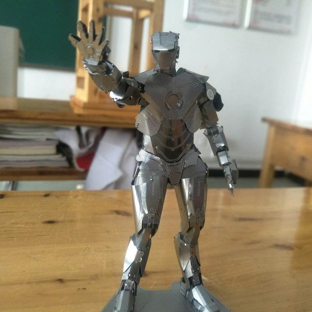 Mô Hình Lắp Ráp 3d Người Sắt - Iron Man