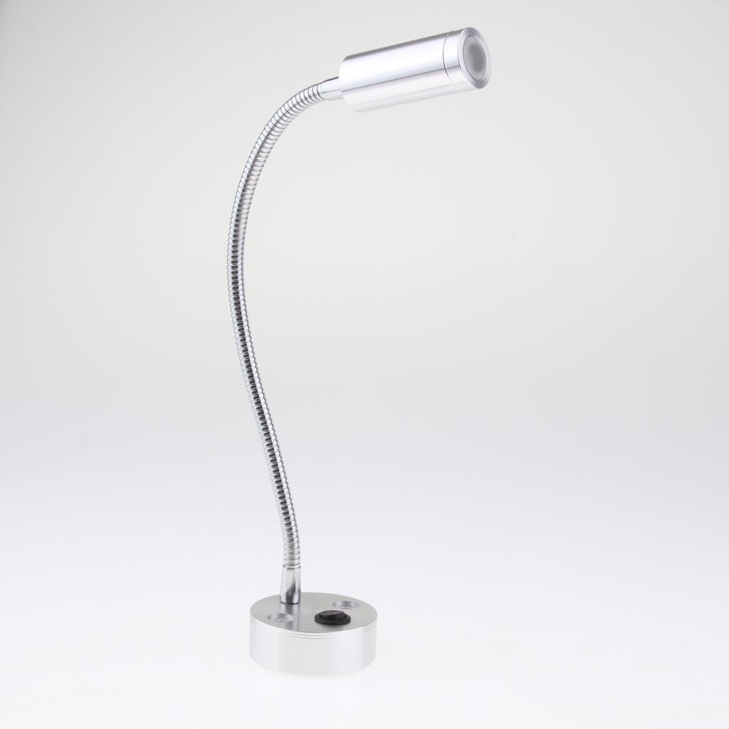 2X 12V 3W LED Reading Light Boat Wall Mount Bedside Book Lamp