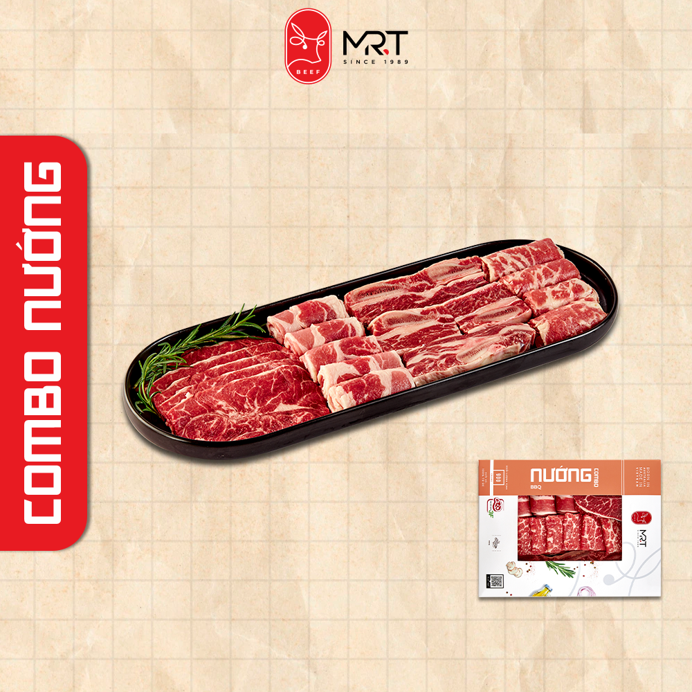 Combo nướng Bò Úc siêu ngon | 100% nhập khẩu | Dùng cho 2 người | Giao siêu tốc HCM | Mr.T Beef