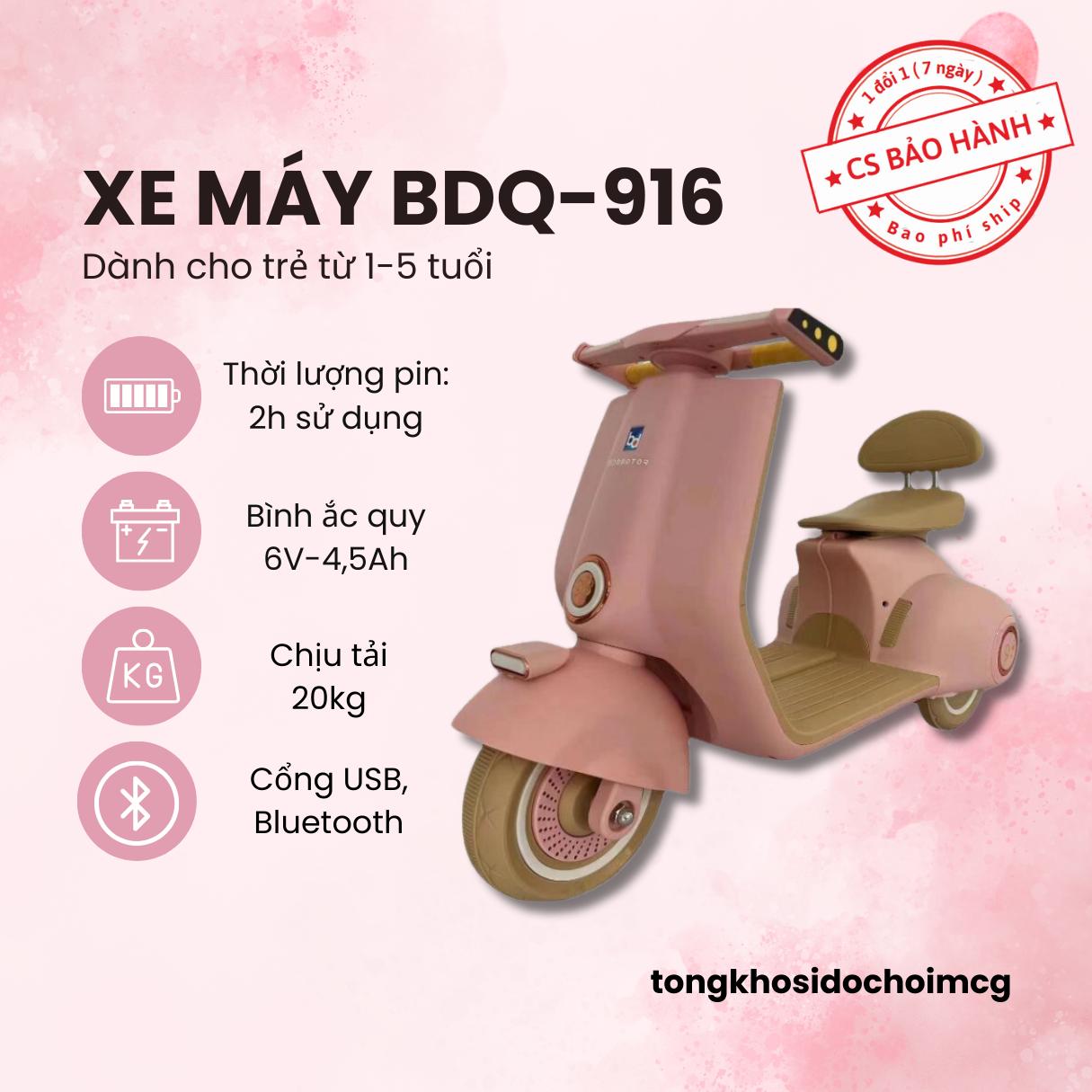 Xe máy trẻ em mã BDQ-916