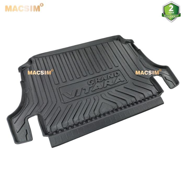 Thảm lót cốp Suzuki Vitara 2003- 2016 nhãn hiệu Macsim chất liệu tpv cao cấp màu đen hàng loại 2