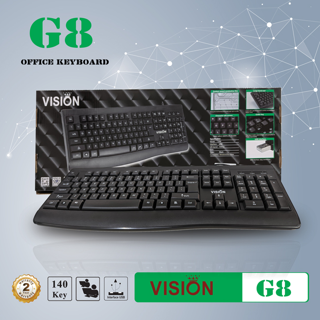 Bàn phím máy tính Vision G8 - Hàng Chính Hãng