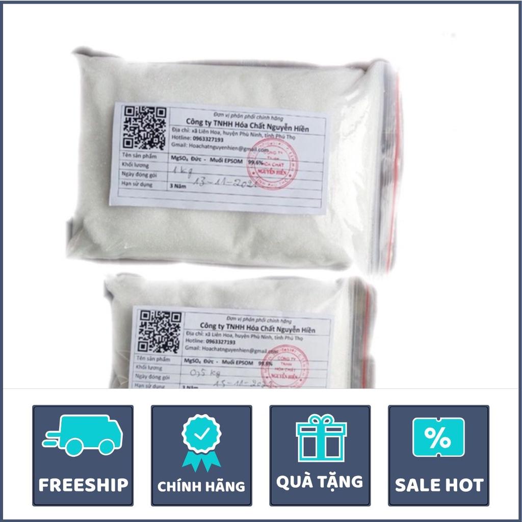 1kg - Muối Epsom Salt - Magie Sunfat MgSO4- magnesium sulfate. Hàng chiết lẻ từ bao 25kg.