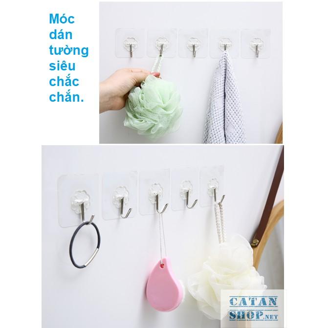 Móc dán tường siêu chắc chắn, MÓC DÁN THẦN THÁNH siêu chịu lực sản phẩm vô cùng tiện dụng cho ngôi nhà bạn GD235-MocDT