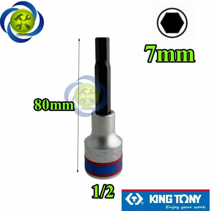 Tuýp lục giác KINGTONY 4035XX loại 1/2 dài 80mm