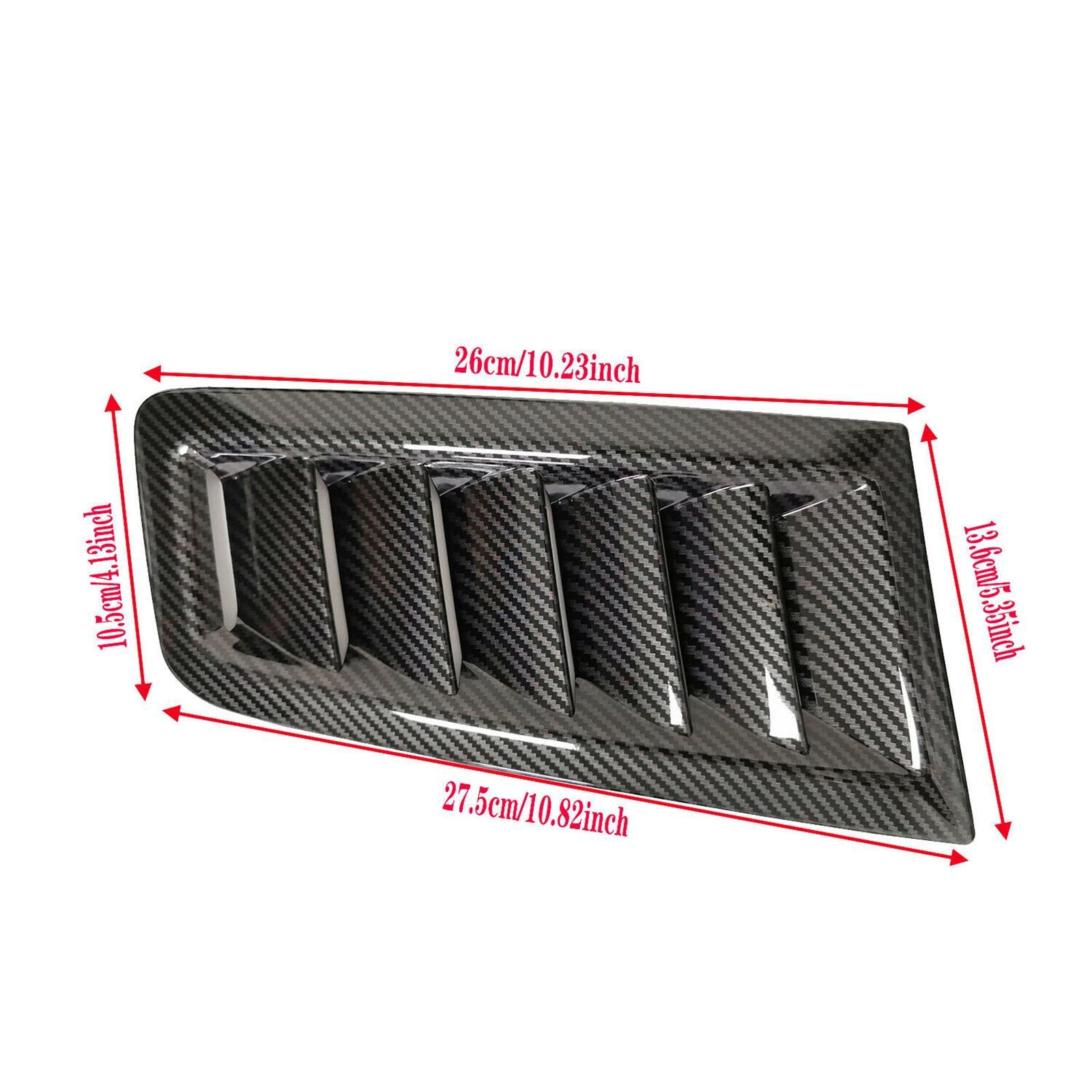 2 Pieces Bonnet Vents Hood Modified Accessory for Focus RS