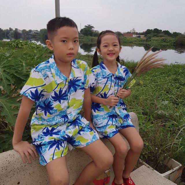 Bộ quần áo trái cây mùa hè cho bé