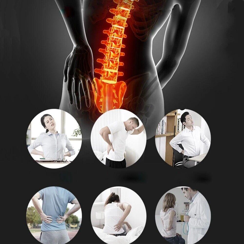 Niềng răng nẹp thắt lưng nam huấn luyện trở lại đai hỗ trợ ortopedicas bảo vệ cột sống hỗ trợ thắt lưng giảm đau Color: Light Grey Size: 2XL