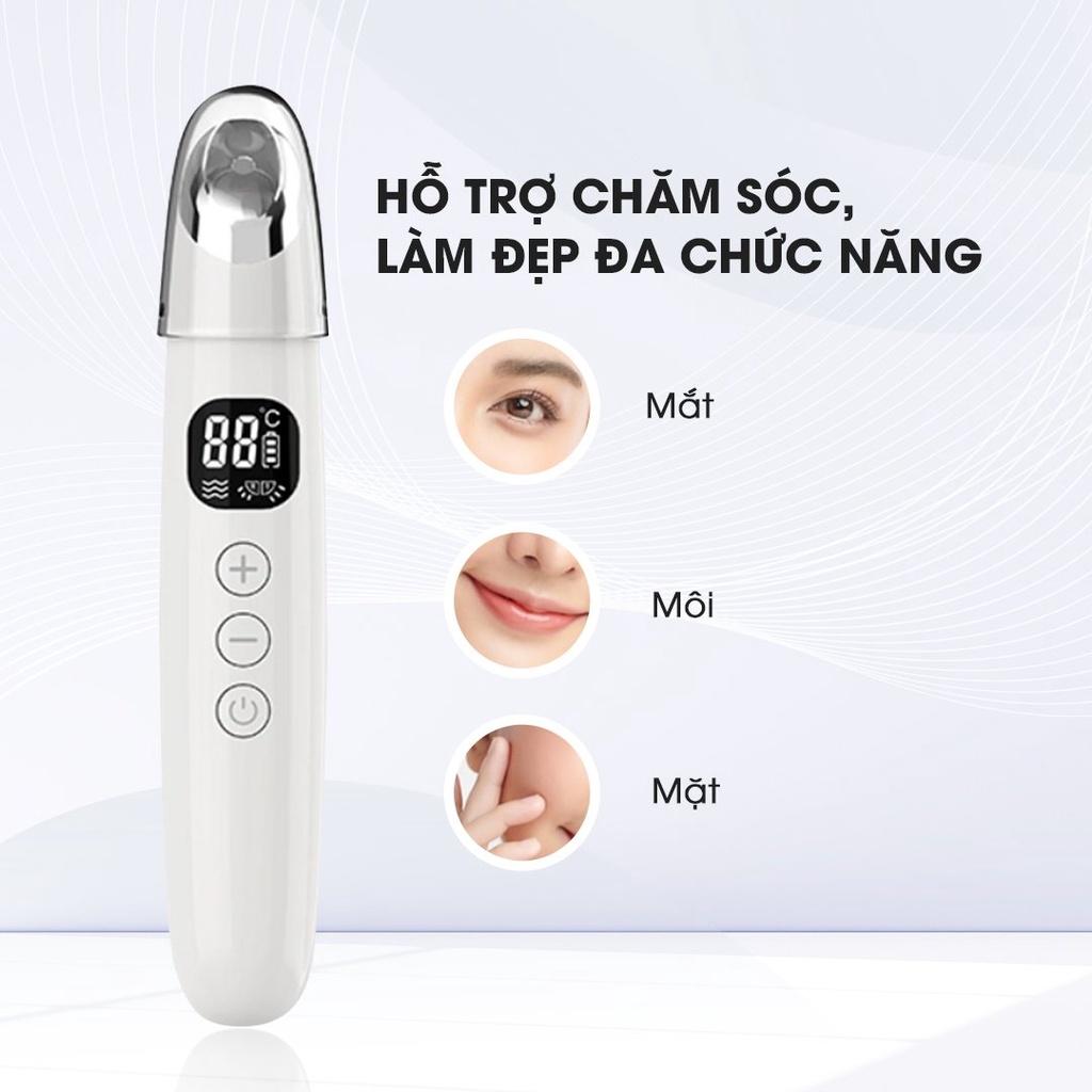 Máy Massage Mắt giảm nếp nhăn, bọng mắt, quầng thâm, trẻ hóa da vùng mắt và môi JOOU XE-19  TẶNG MÁY RỬA MẶT Joou L1901 trị giá 599K