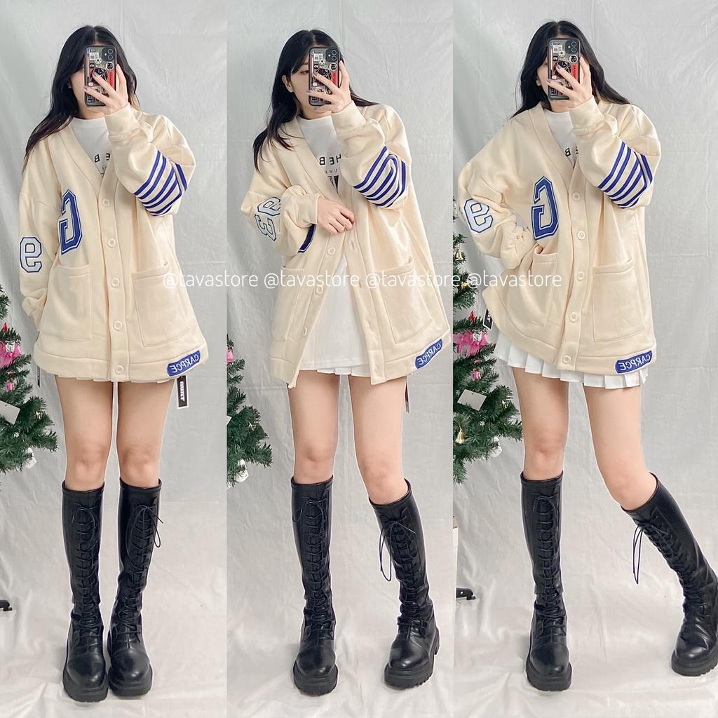 Áo khoác cardigan chữ G