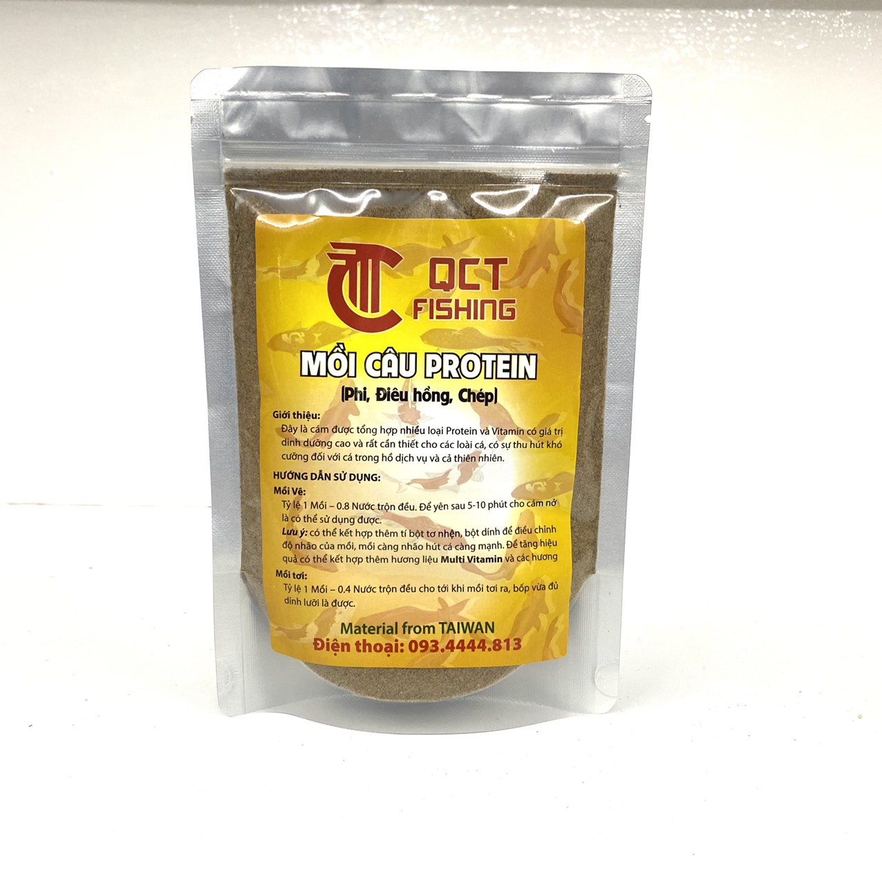 Combo 2 Gói Mồi Câu Cá Protein, Chuyên Chép, Rô Phi, Điêu Hồng