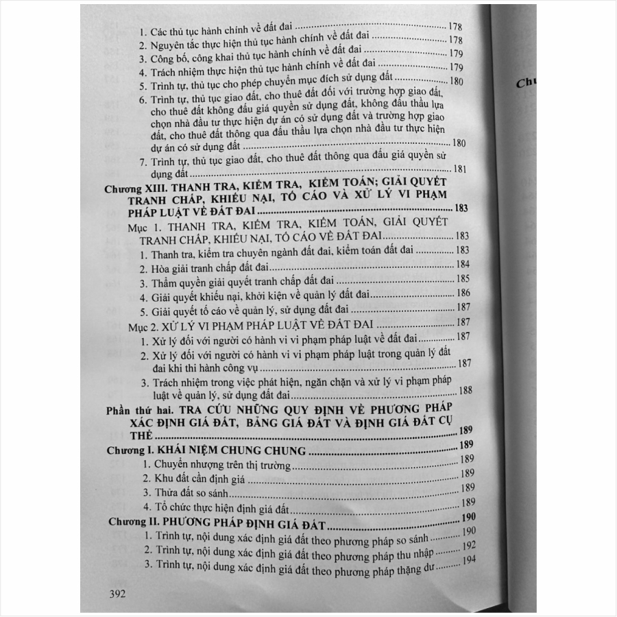 Sách Phương Pháp Xác Định Giá Đất, Bảng Giá Đất Và Định Giá Đất Cụ Thể theo Nghị định số 71/2024/NĐ-CP (V2459T)