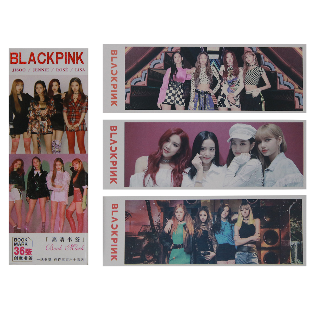 Hộp 36 Bookmark Đánh Dấu Sách Blackpink