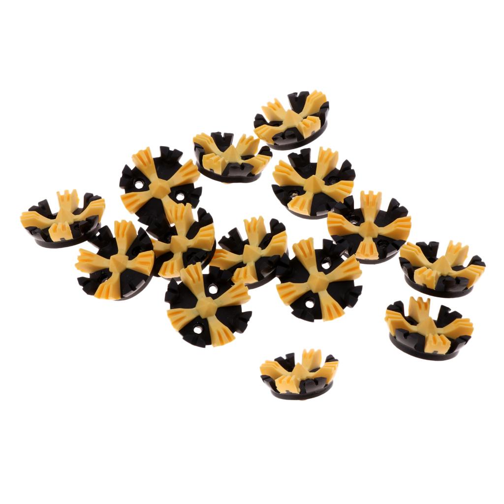 14Pcs Golf Shoe Spikes Studs Cleats Replacement - Soft, Lightweight, Durable