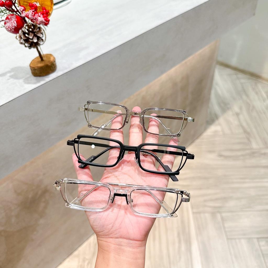 Gọng kính nam nữ thiết kế mắt vuông dễ đeo màu sắc thời trang Mo.5172 TAD Accessories FS9 - Ghi