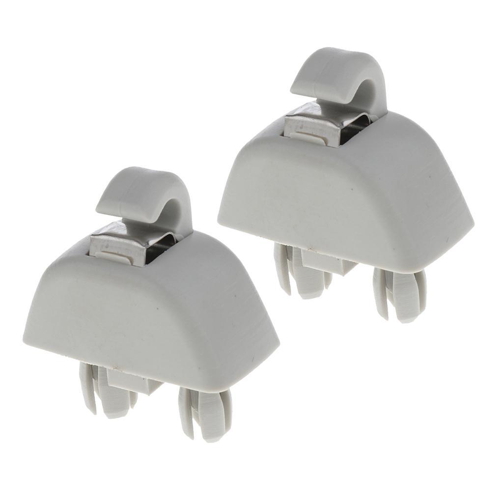 2 Pieces Inner Sun Visor Hook Clips For Audi A6 C6 VW for Passat Polo