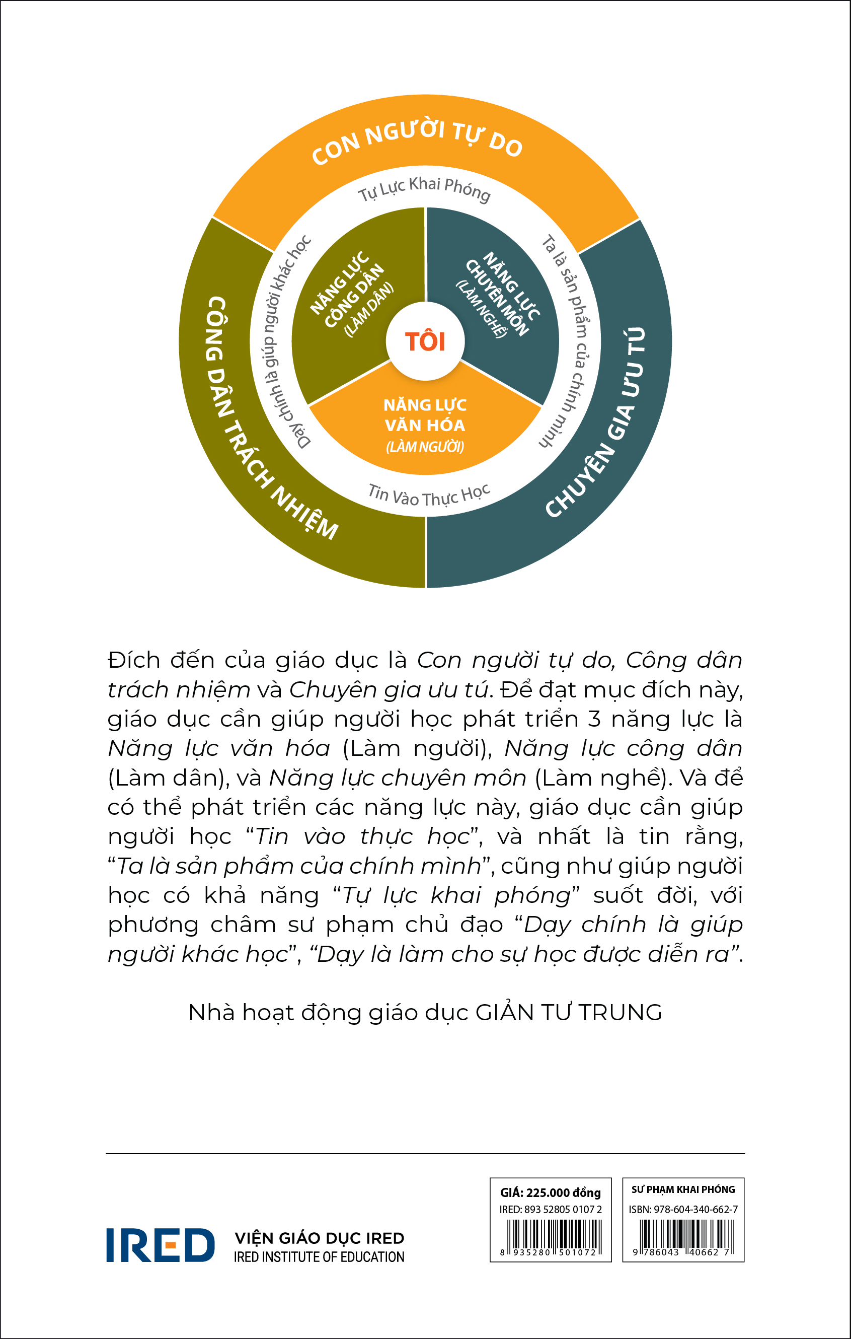 Sách IRED Books - Sư phạm khai phóng - Thế giới, Việt Nam và tôi  ( Giản Tư Trung )